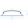 Perfil aluminio flexible PHL35 (por metro)